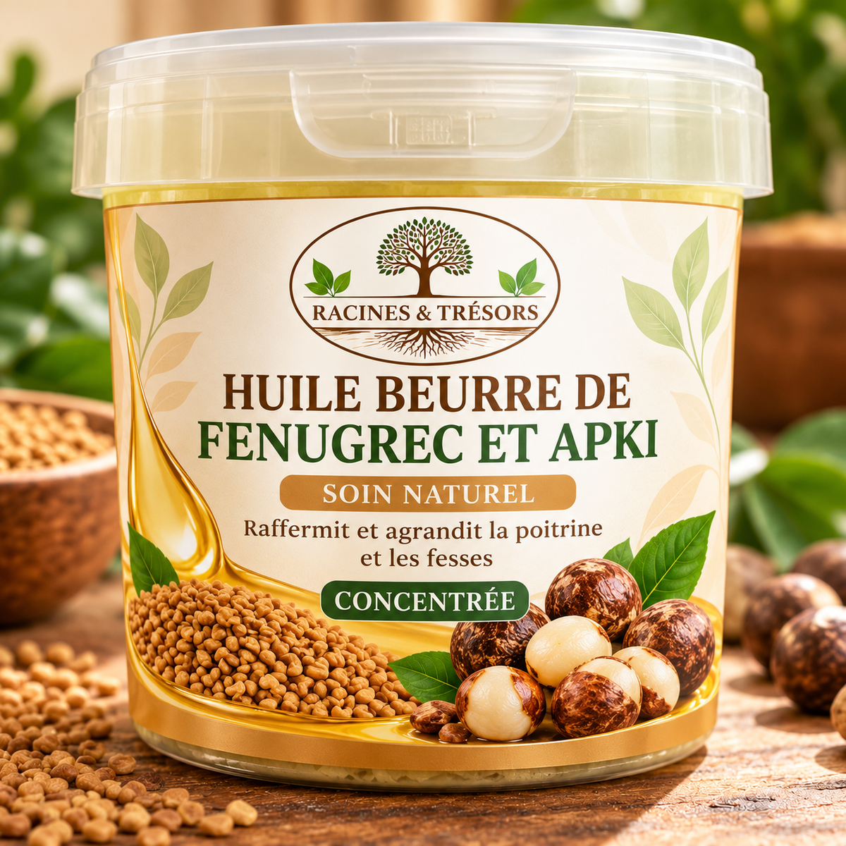 Beurre de fénugrec et Apki (150 gr)