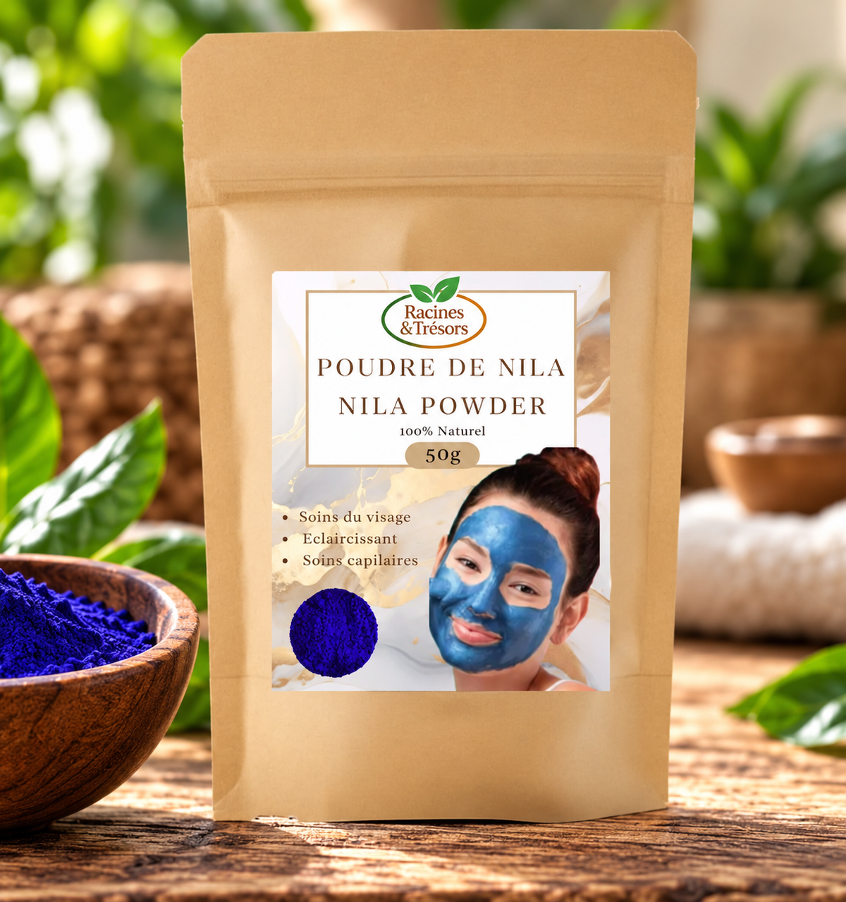 Poudre de Nila Bleu Original- Maroc - 50g