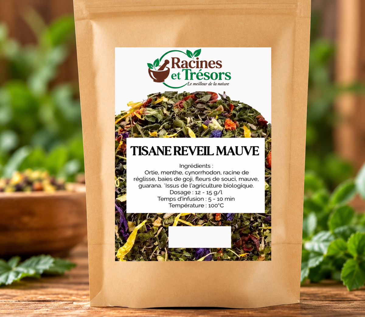 Tisane Réveil Mauve