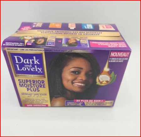 Dark and Lovely Kit Défrisant Sans Soude — Superior Moisture Plus Regular