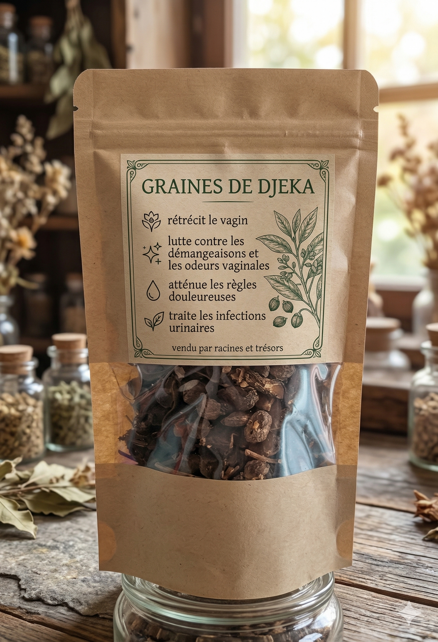 Graines de Djeka — Antibiotique Naturel Féminin
