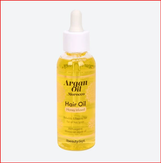 Huile d'Argan du Maroc – Hair Oil au Miel – Réparatrice & Nourrissante pour cheveux naturels et mèches