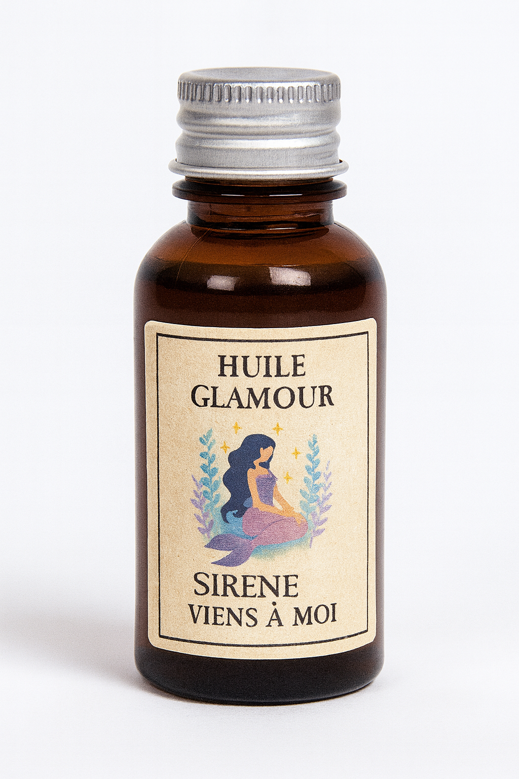 Huile Glamour Sirène – Viens à Moi – Séduction, Charme & Magnétisme 30 ml