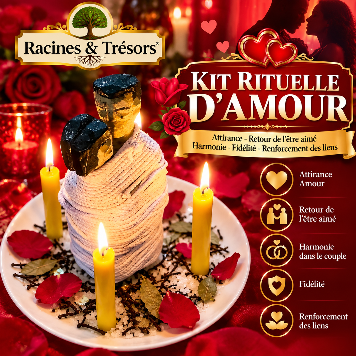 Kit Rituel d'Amour – Racines & Trésors