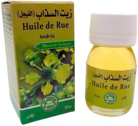 💧 Huile de Rue des Jardins – 30 ml | Ruta Graveolens | 100% Naturelle | Pour Massage, Roqya, Soins Énergétiques & Purification