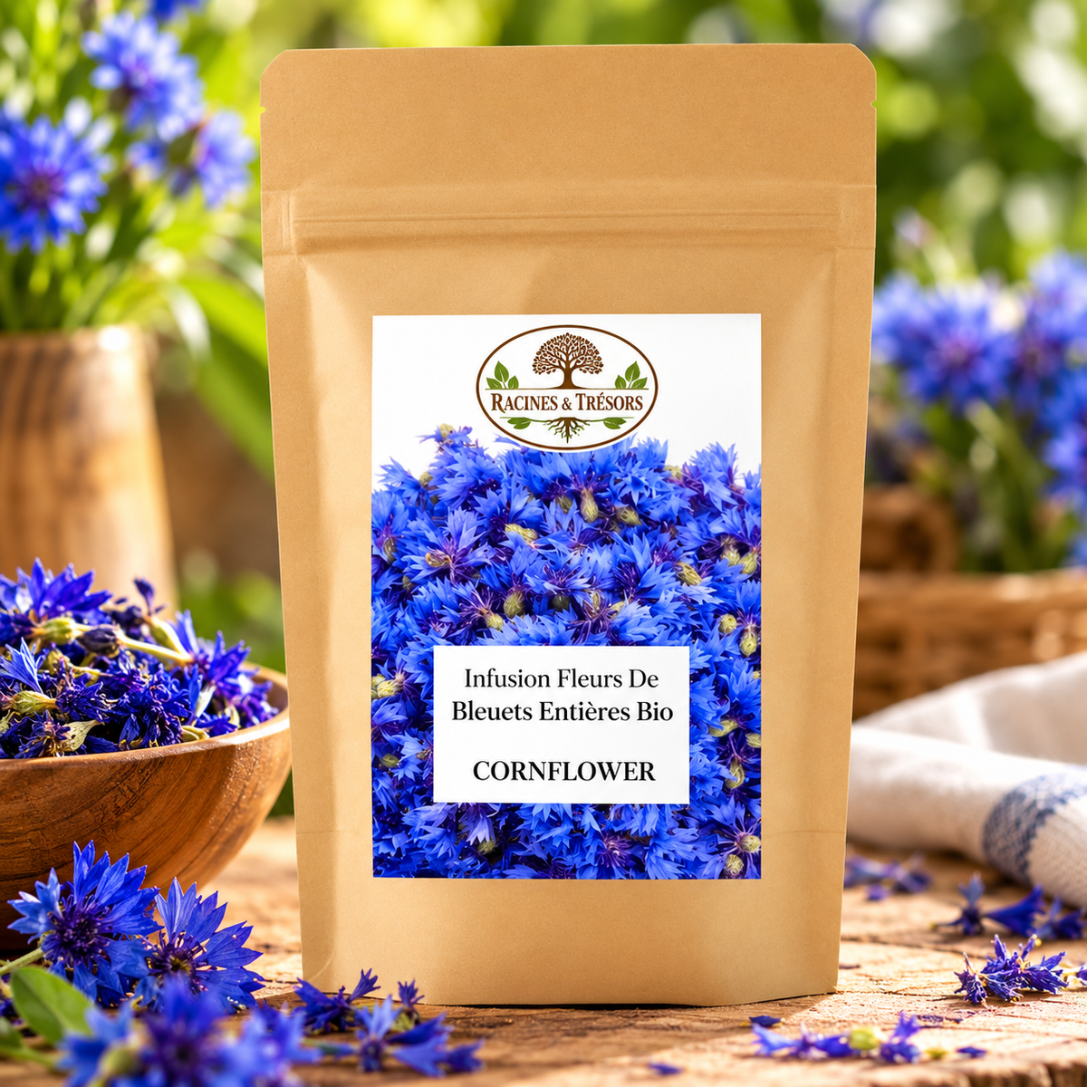 Infusion Fleurs De Bleuets Entières Bio - Tisane - 25g