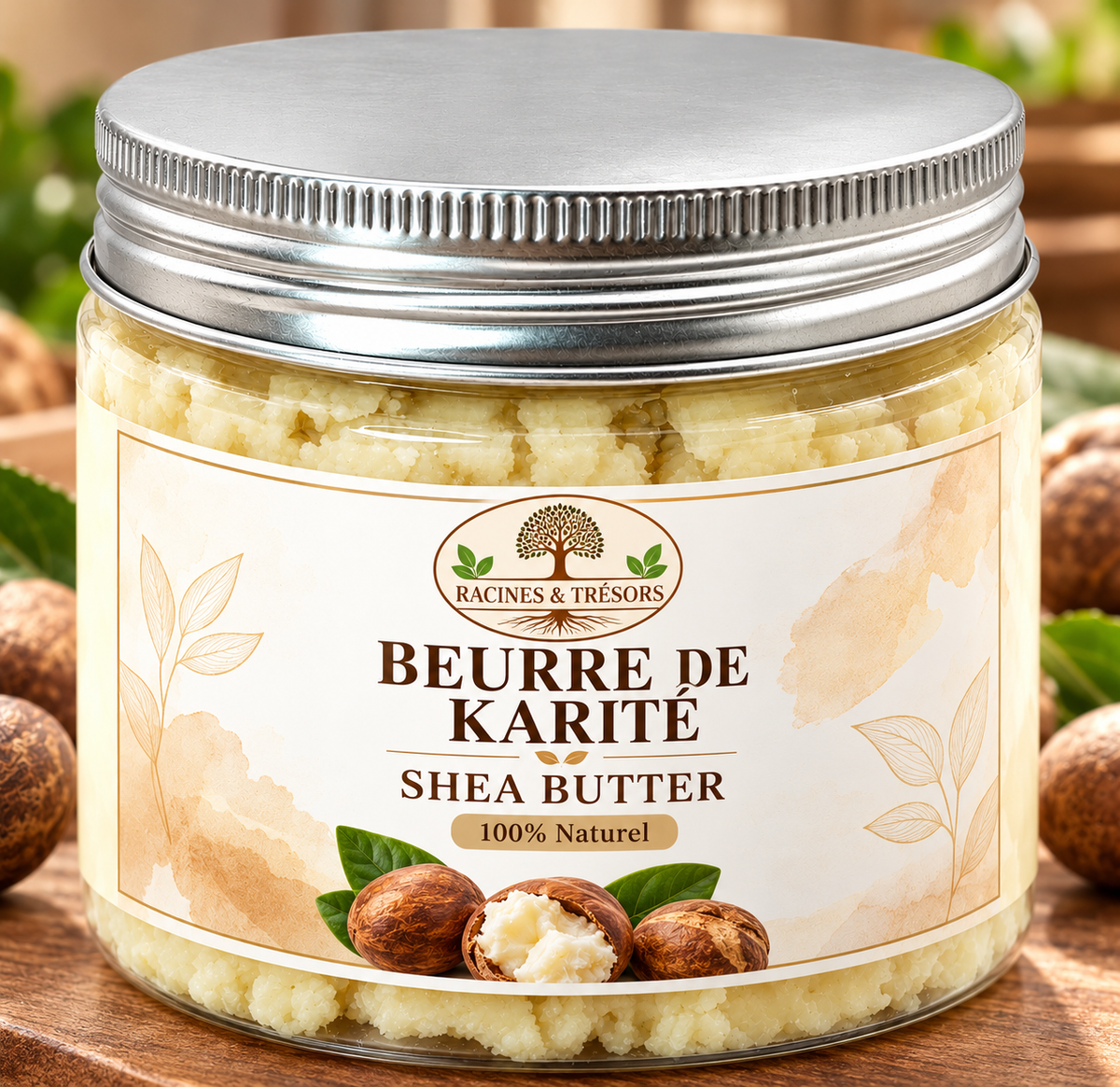 Beurre de Karité 100% Bio - Pur Et Naturel - 250g - Non Raffiné Pur et Naturel