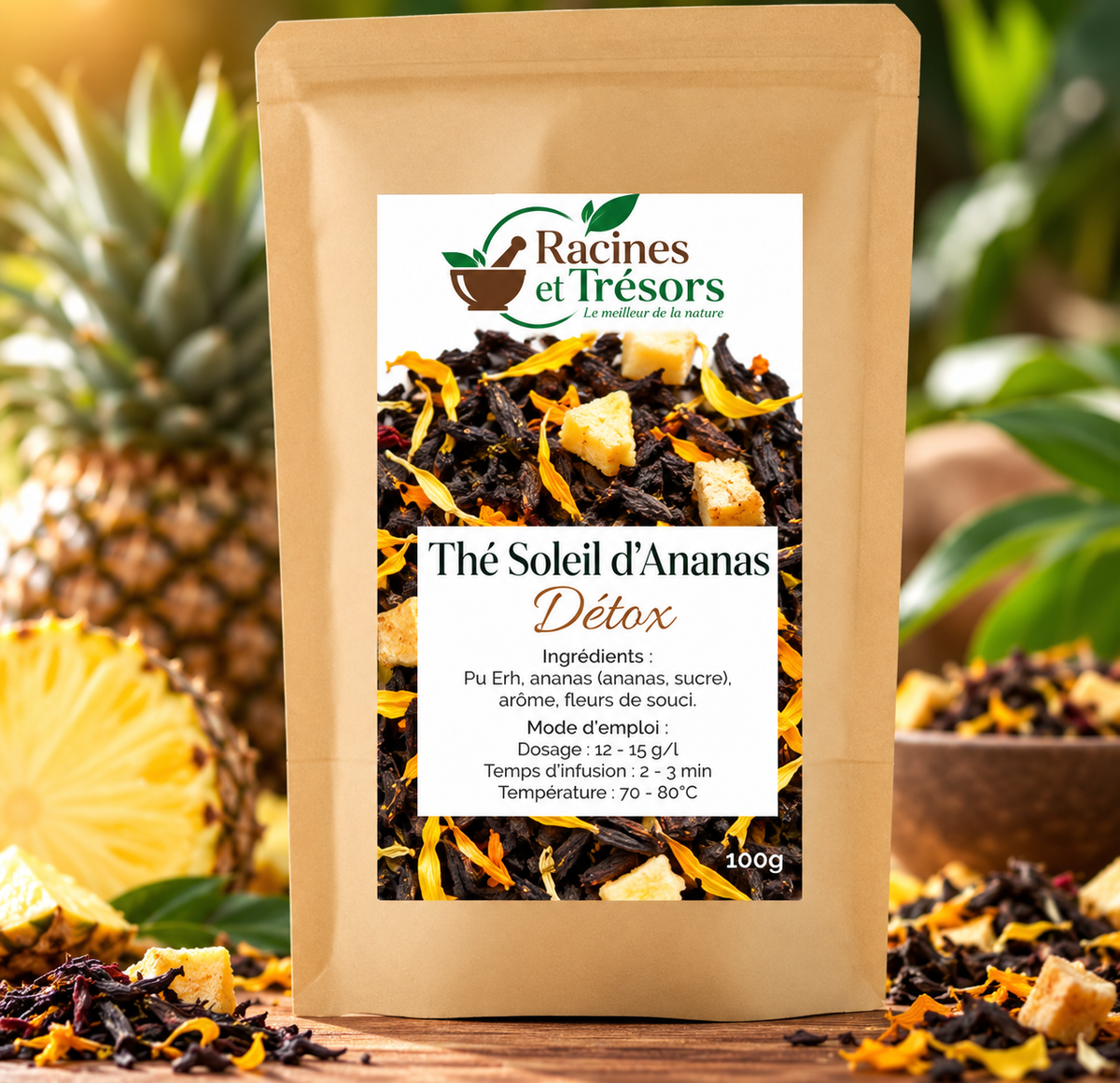 Thé Soleil d’Ananas Détox