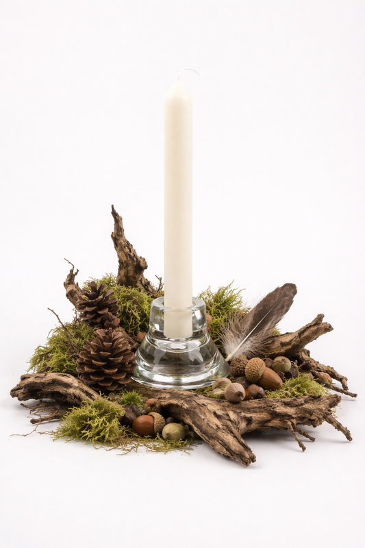 Bougie Blanche Spirituelle — Pureté & Protection