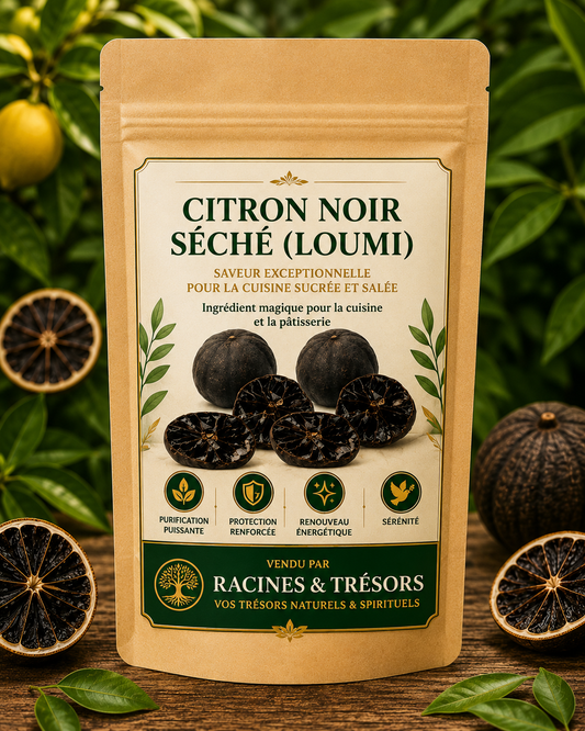 Citrons Noirs Séchés 50g – Loomi | Tisanes, Cuisine Orientale & Détox