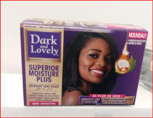 DARK AND LOVELY Kit Défrisant Sans Soude — Soin Démêlant Super
