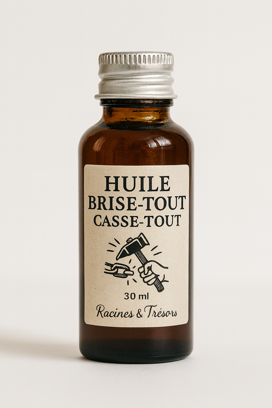Huile Spirituelle Brise-Tout / Casse-Tout – Libération & Protection Énergétique 30 ml