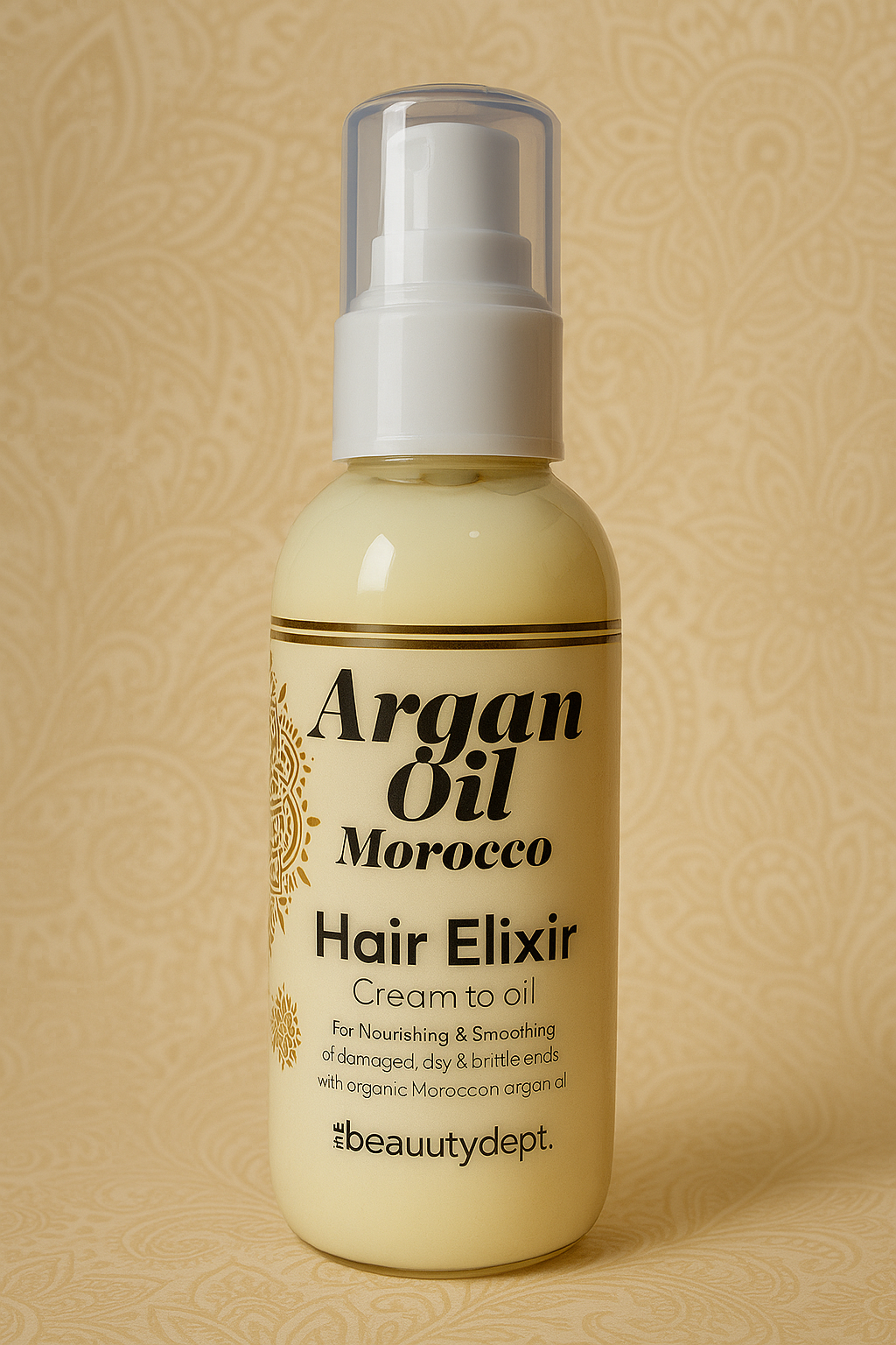 Huile d'Argan du Maroc – Hair Elixir (Cream to Oil) – Nourrissant & Réparateur pour cheveux naturels et mèches