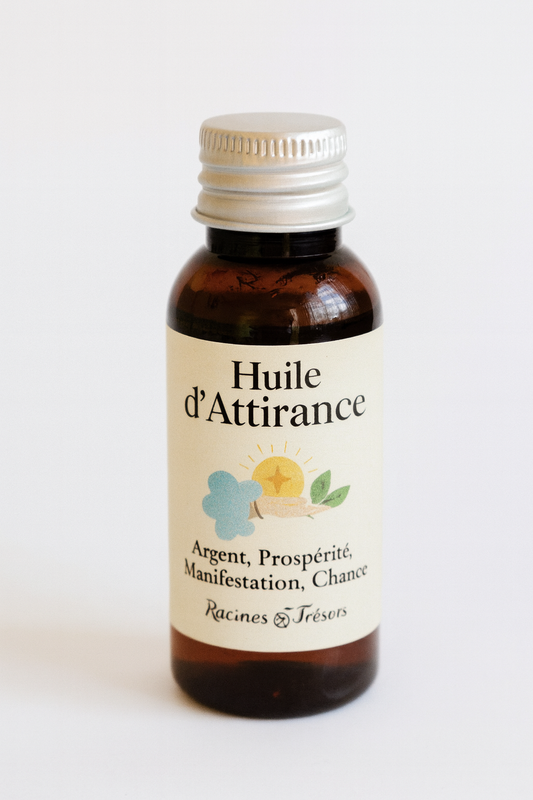 Huile Spirituelle d’Attirance Argent, Prospérité & Chance – Abondance & Manifestation 30 ml