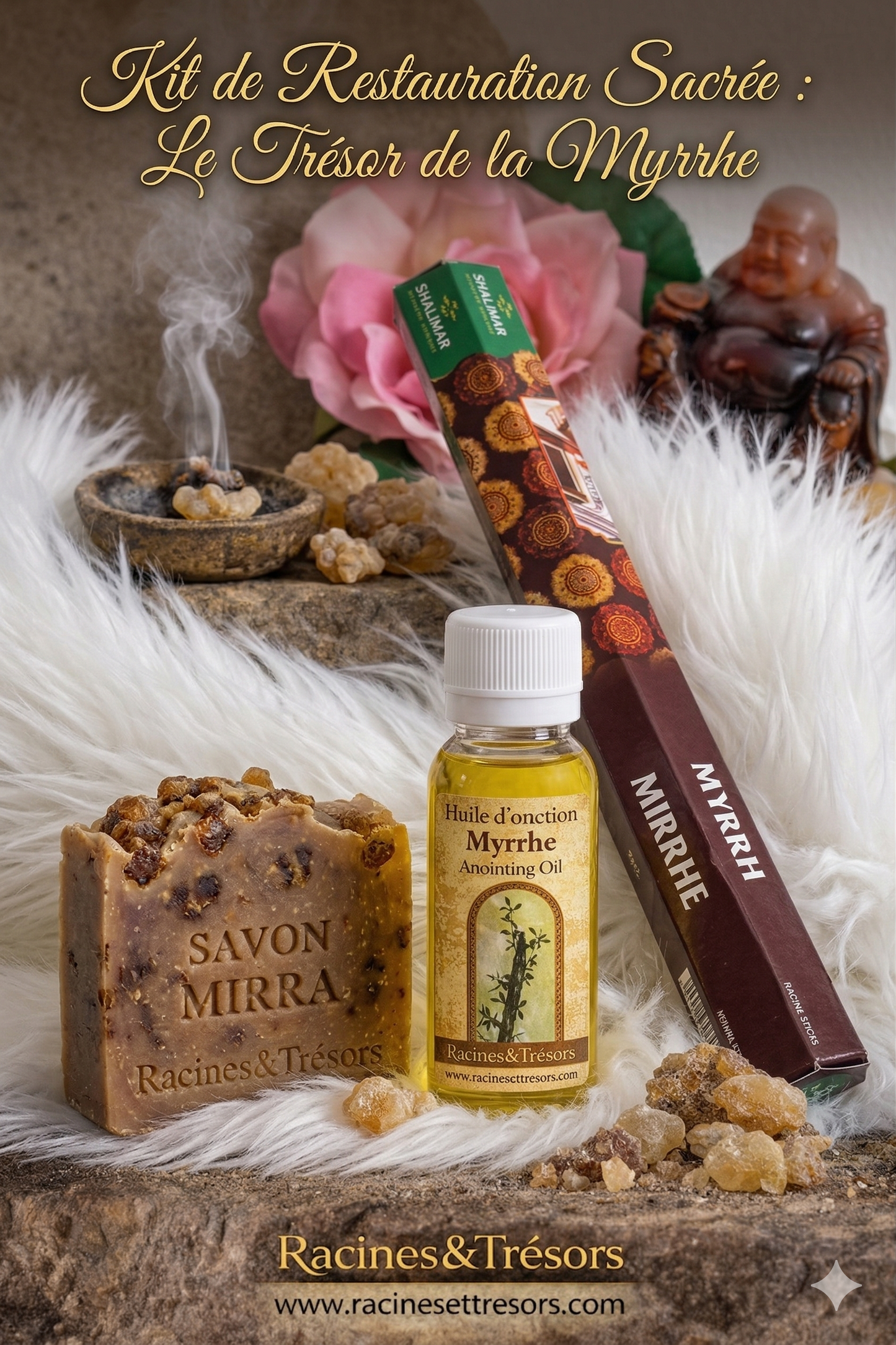 Kit de Restauration Sacrée à la Myrrhe — Purification & Guérison Intérieure