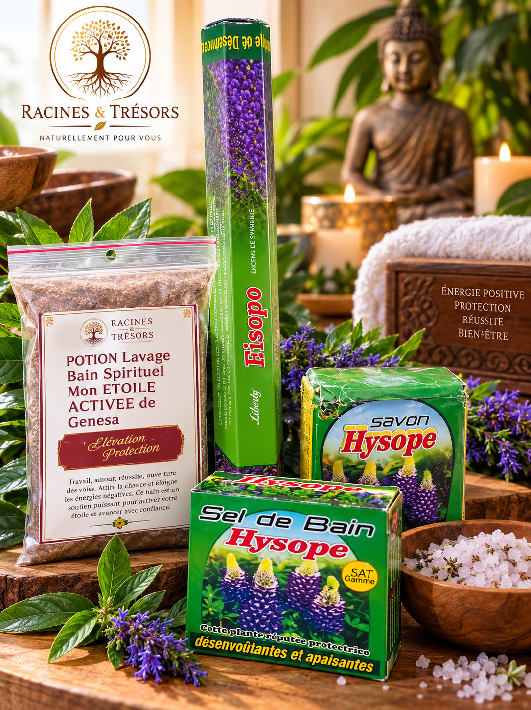 Kit Bain Spirituel Hysope – Mon Étoile Activée