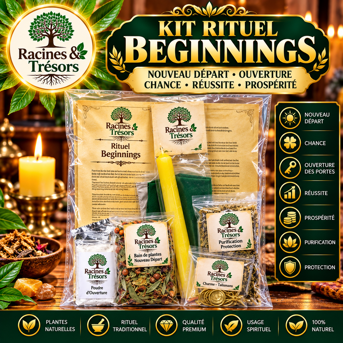 Kit rituel Beginnings – Nouveau départ & ouverture