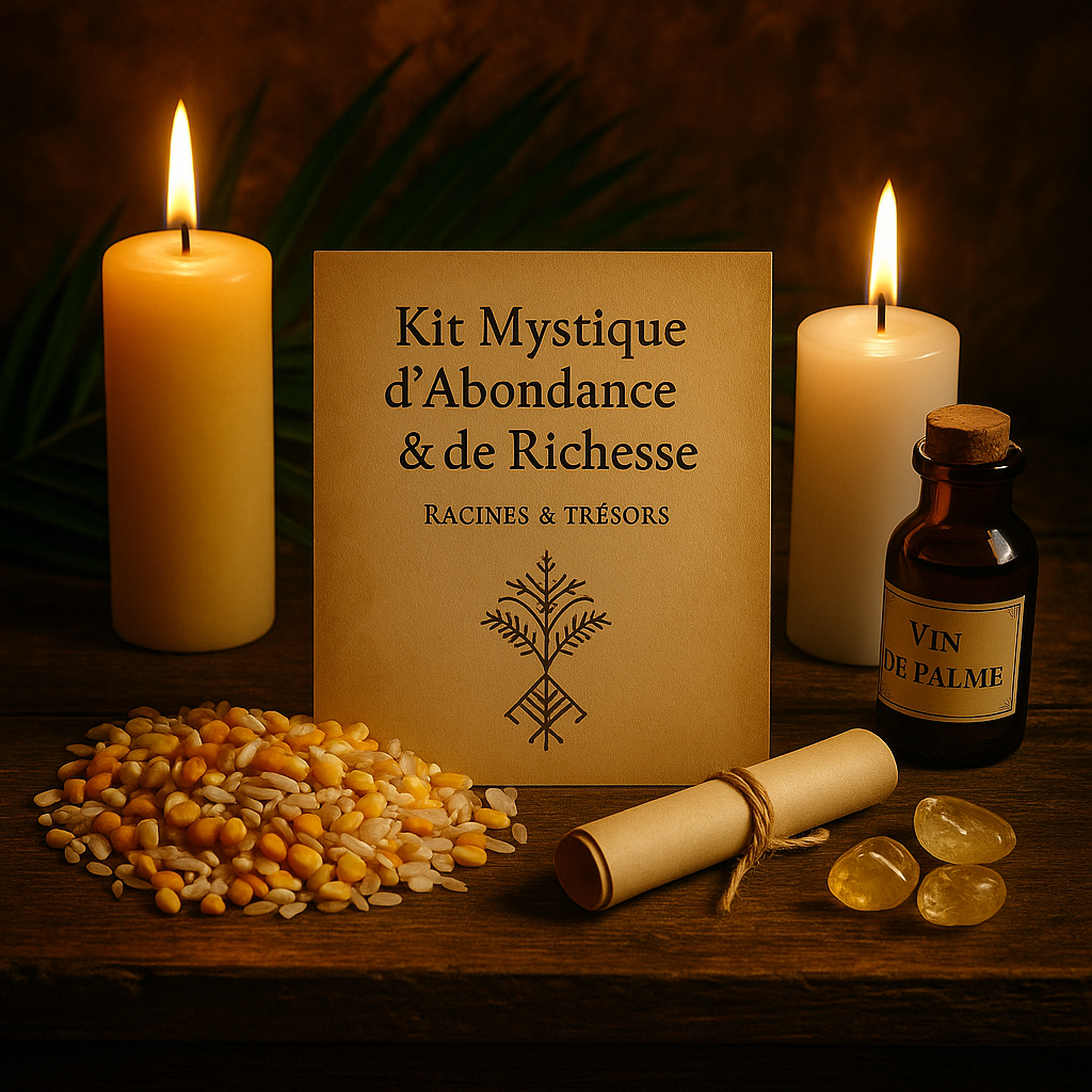Kit Mystique d’Abondance & de Richesse – Rituel avec Ayizan