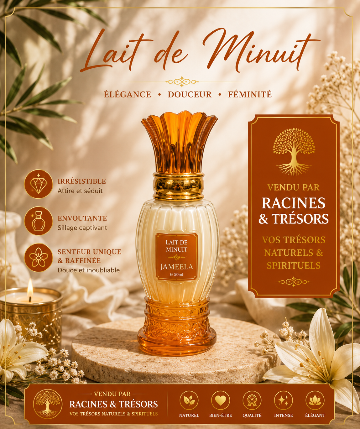 Lait de Minuit – Lait de Séduction Envoûtant