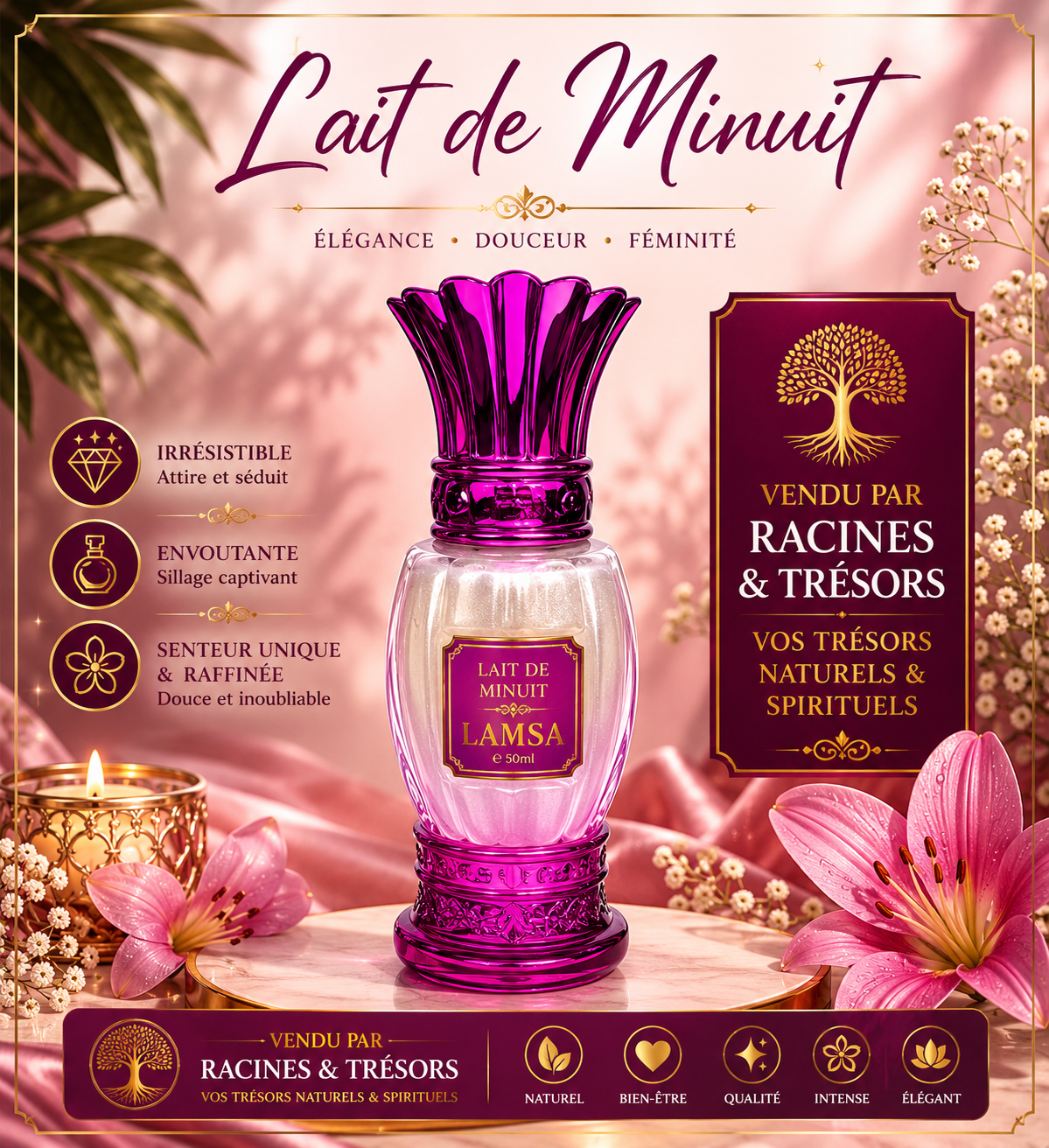 Lait de Minuit – Lait de Séduction Envoûtant