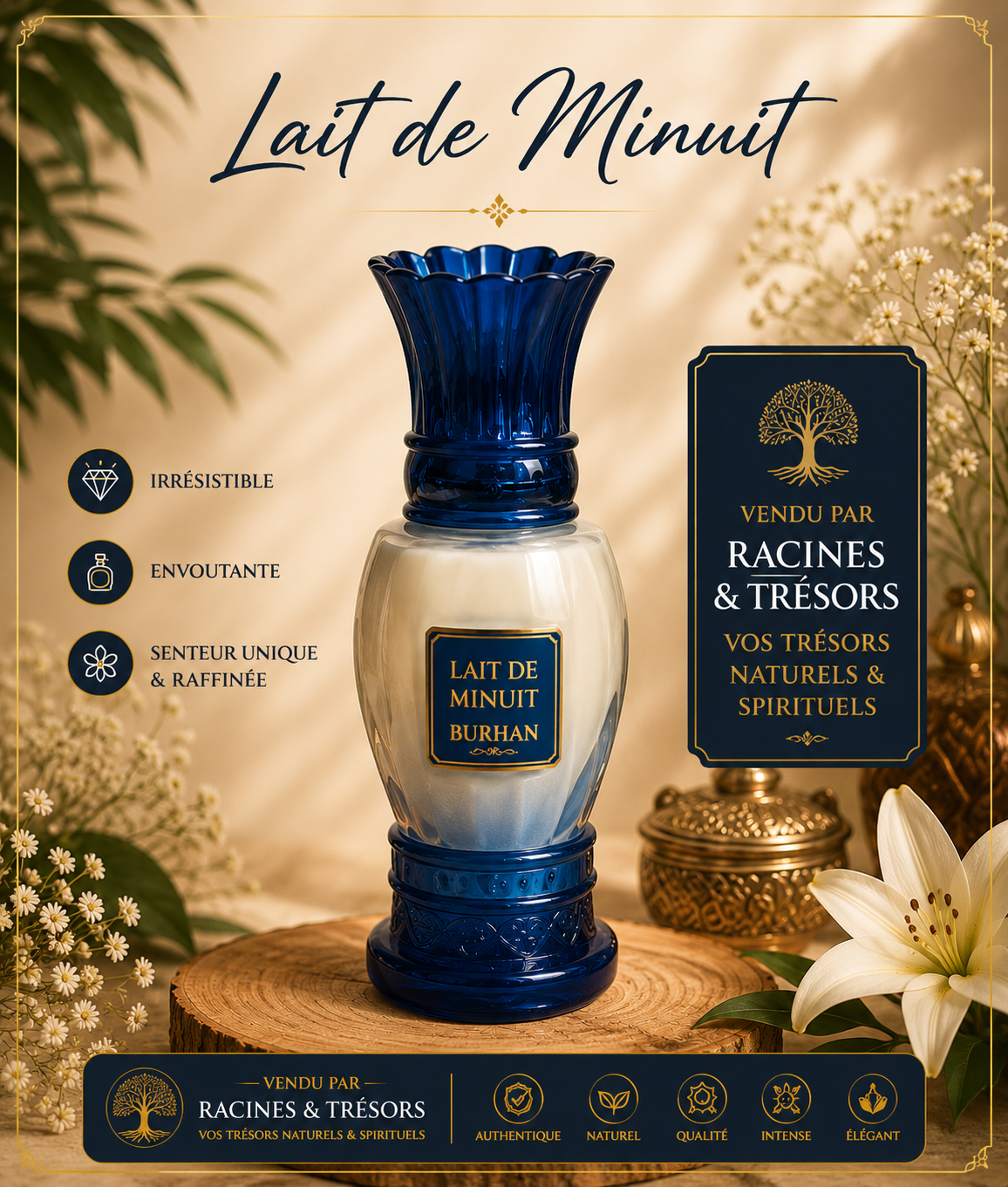 Lait de Minuit – Lait de Séduction Envoûtant