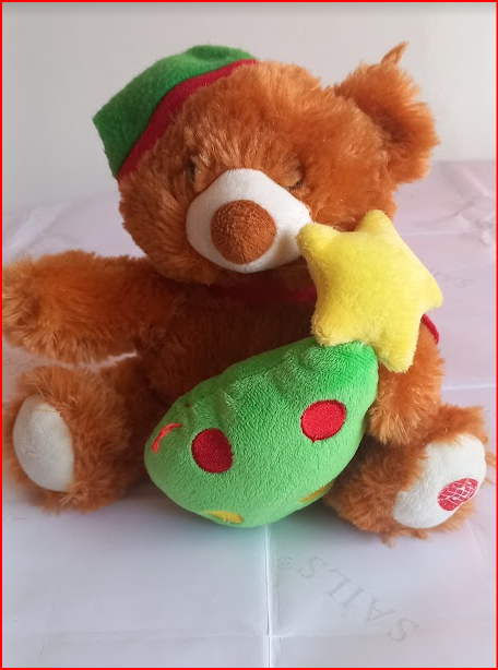 Peluche Ours de Noël avec Étoile 🎄