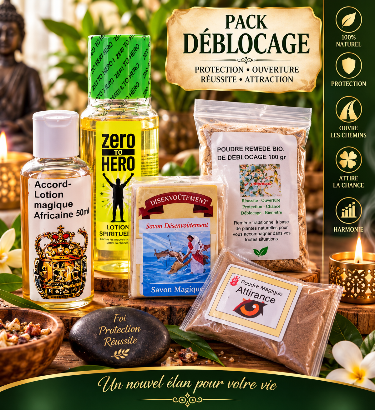 Pack Déblocage – Protection, Ouverture & Réussite