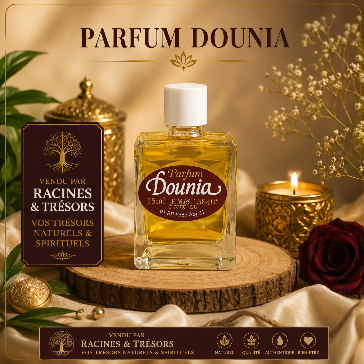 Parfum Spirituel Dounia – Chance, Richesse & Protection