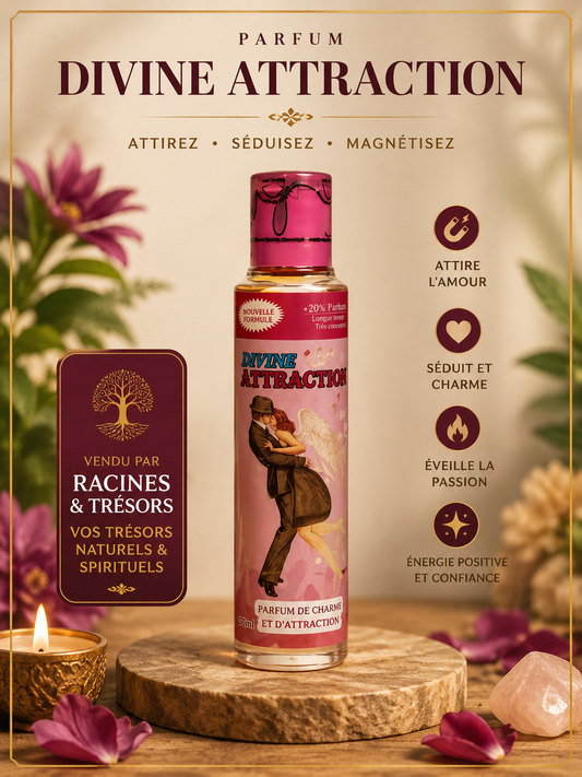 Parfum Spirituel Divine Attraction 50ml – Séduction, Amour & Attraction