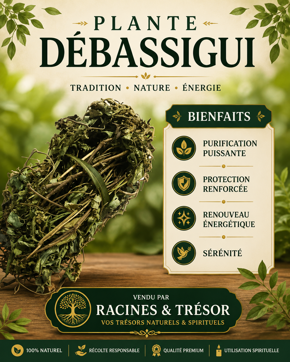 Plante Débassigui – Purification & Harmonie Spirituelle