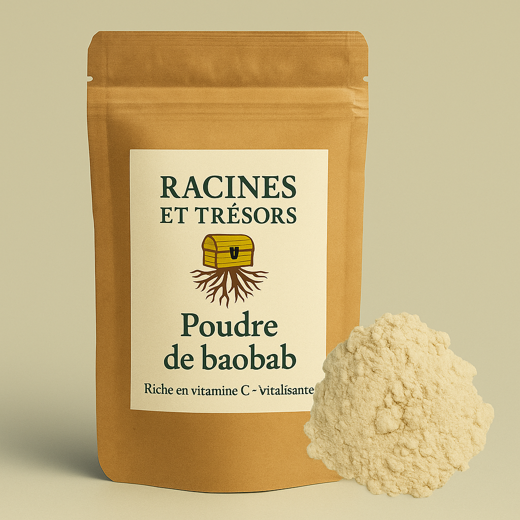Poudre de Baobab — Farine de Pain de Singe 100 gr