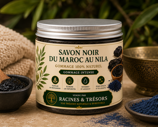 Savon Noir du Maroc au Nila – Gommage Intense 100% Naturel